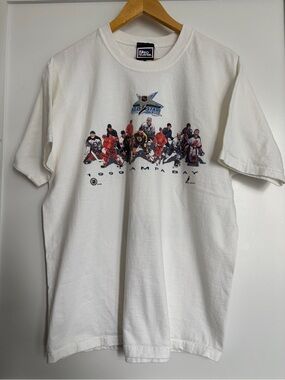 Vintage 90s 1999 NHL All Star Game T Shirt Pro Player Wayne Gretzk - Large